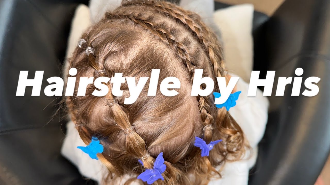 🦋 Easy Toddler Bead & Braid Hairstyle Tutorial 