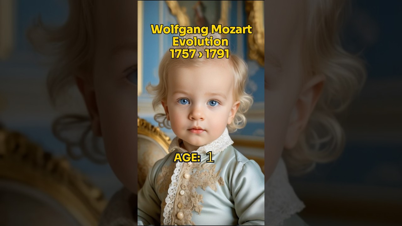 The Evolution of Mozart: Age 1 to 35! (AI-Generated)