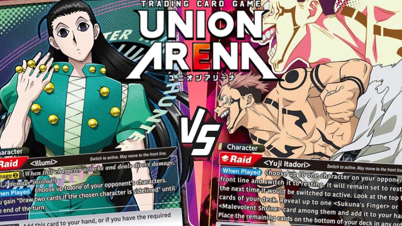 Can Purple HxH Keep Up? | Blue JJK Sukuna/Yuji vs Purple HxH Hybrid - Union Arena Gameplay