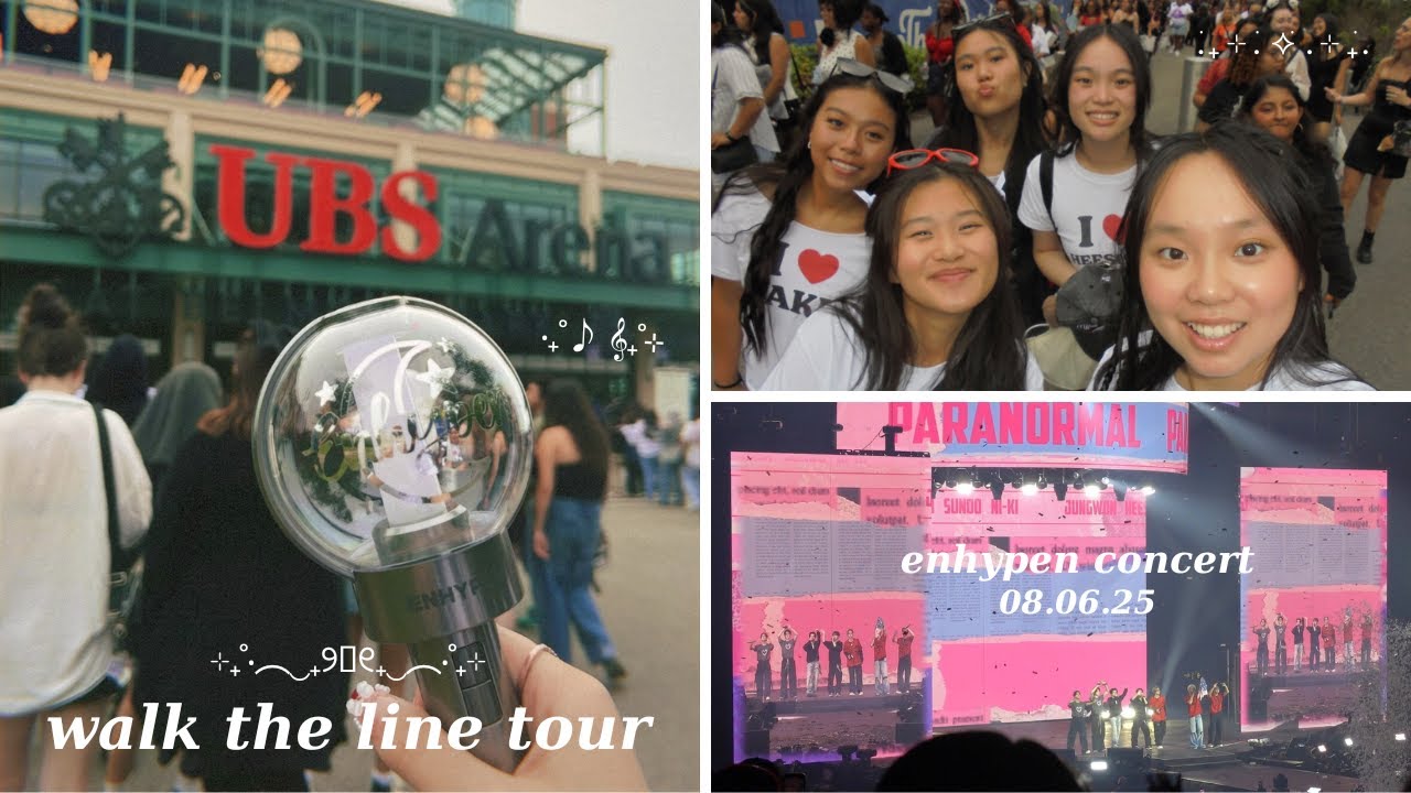 [ENGENE-loG] - walk the line tour concert in new york day 1!! 𐙚⋆.˚ ♥️ ✨ | full concert vlog