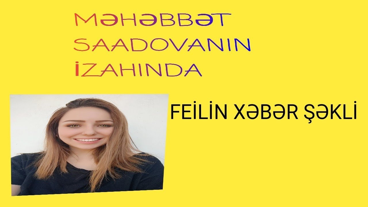 FEİLİN XƏBƏR ŞƏKLİ