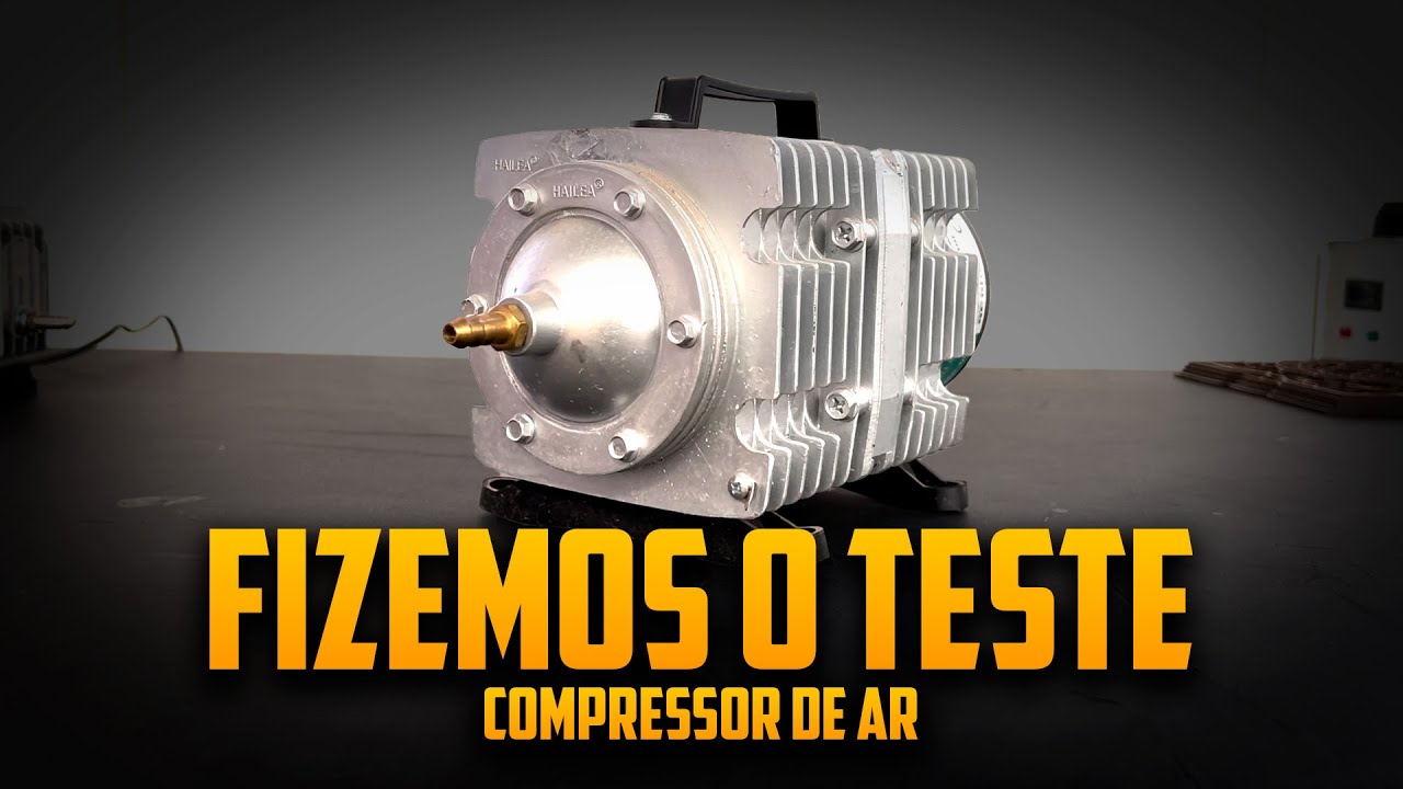 Compressor de ar, faz diferença na laser?