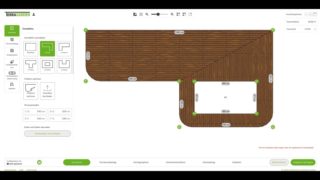 Schulungsvideo Habisreutinger Terrassenkonfigurator