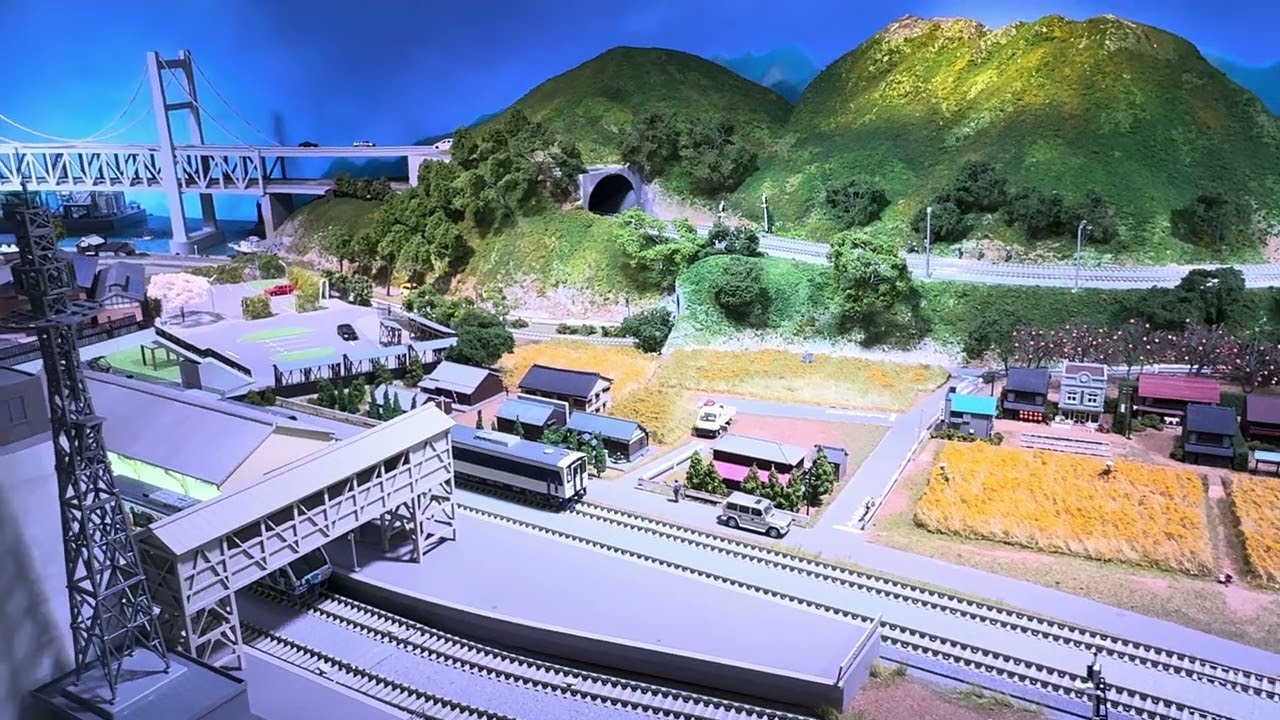 2024年7月伊予西条駅鉄道博物館ジオラマ