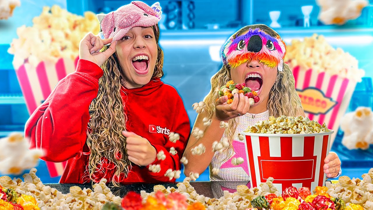 ADIVINHANDO QUAL É O SABOR DA PIPOCA! - COM RAFAELLA BALTAR