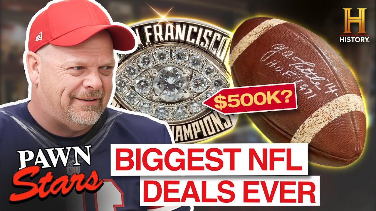 FOOTBALL FINDS & TOUCHDOWN DEALS (12 Super Rare Pieces of NFL Memorabilia)  | Pawn Stars