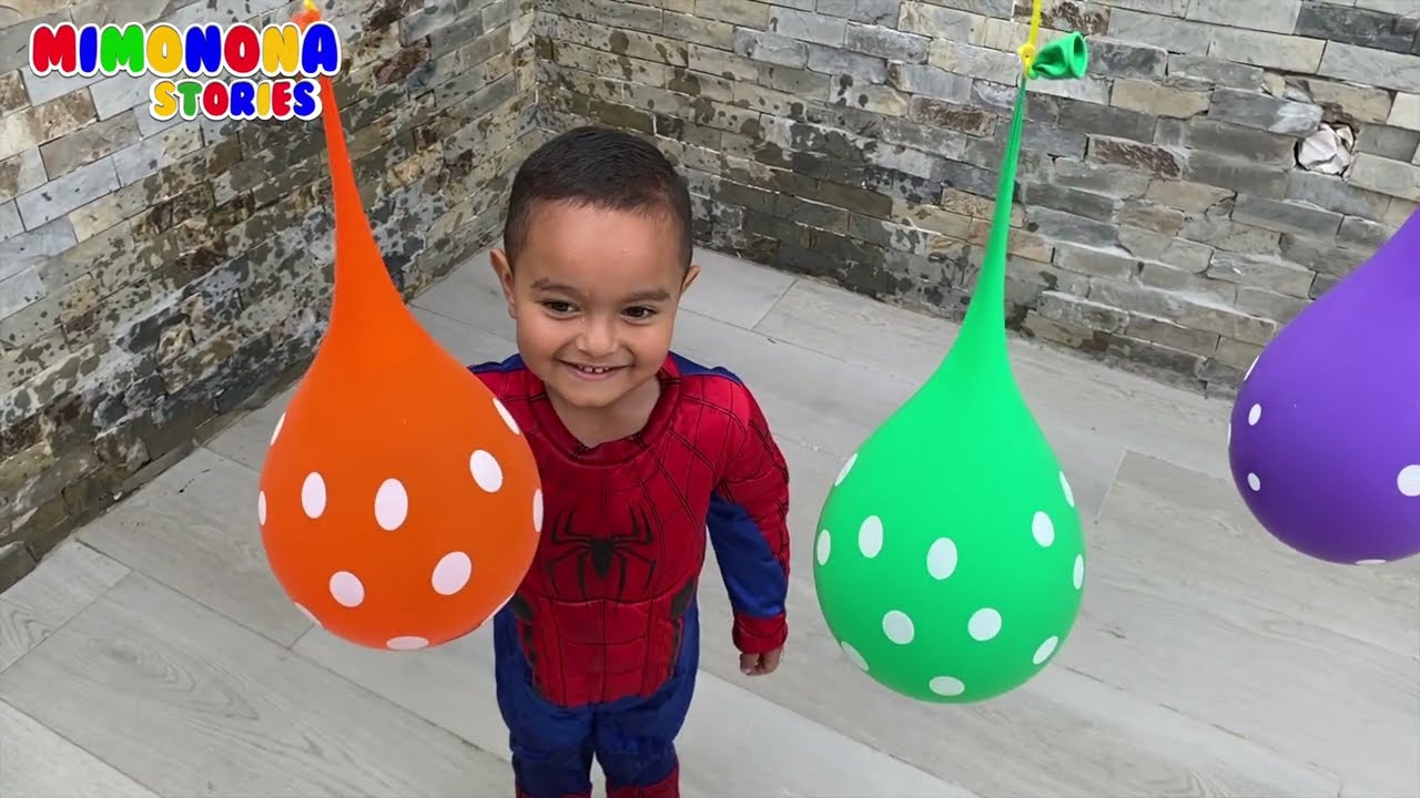 ¡1, 2 y 3! 💥 Aprende los Colores del Arcoíris 🌈 Juega y Aprende con los Globos | Mimonona Stories