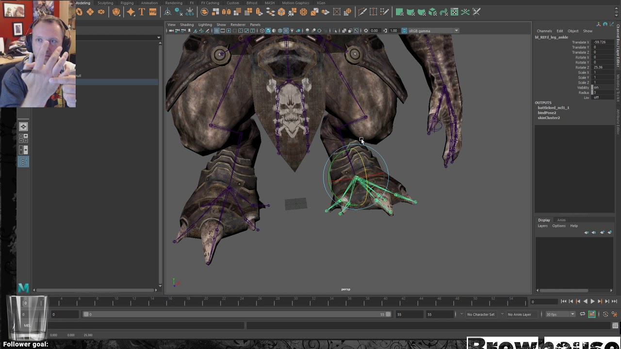 Motionbuilder Tutorial -06: Working with biped creatures that have horse link legs. (a.k.a. reverse