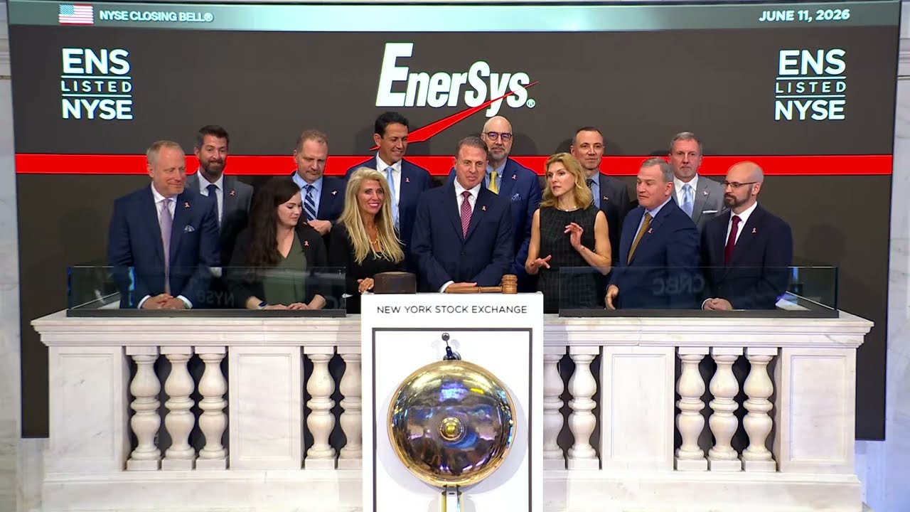 EnerSys (NYSE: ENS) Rings The Closing Bell&reg;