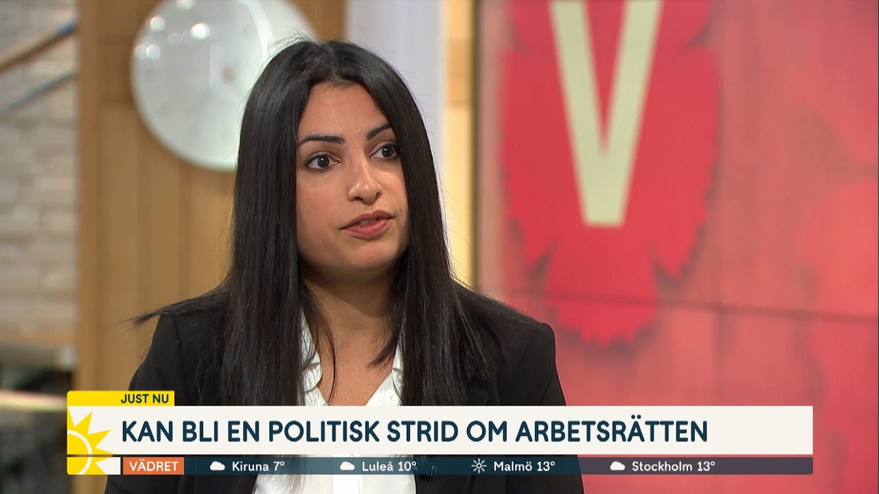 Nooshi Dadgostar: ”Kan inte ha en arbetsmarknad som är som för 100 år sedan” - Nyhetsmorgon (TV4)