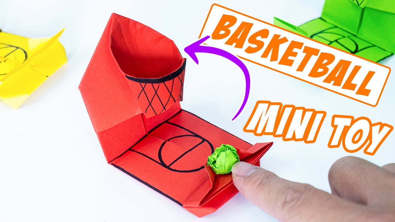 Basketball Moving Paper Toys || Origami Mini toy Basketball pop it 2