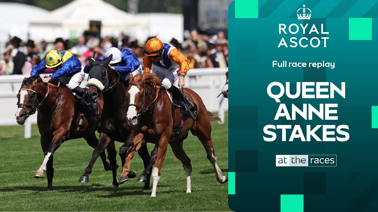 Невероятная победа с коэффициентом 50-1 😲 TEN BOB TONY вырывает победу в Queen Anne Stakes в перв...