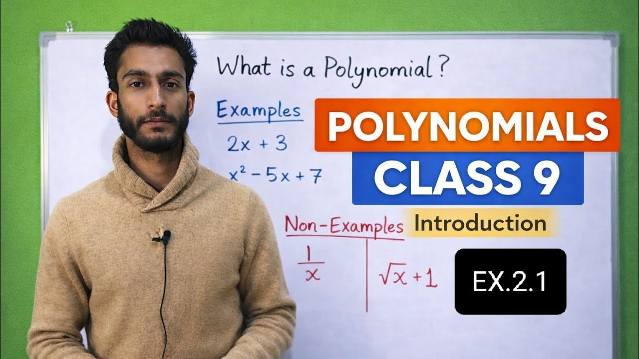CLASS 9TH || INTRO. TO POLYNOMIAL || EX.2.1 || BY #RAHIL_REYAZ