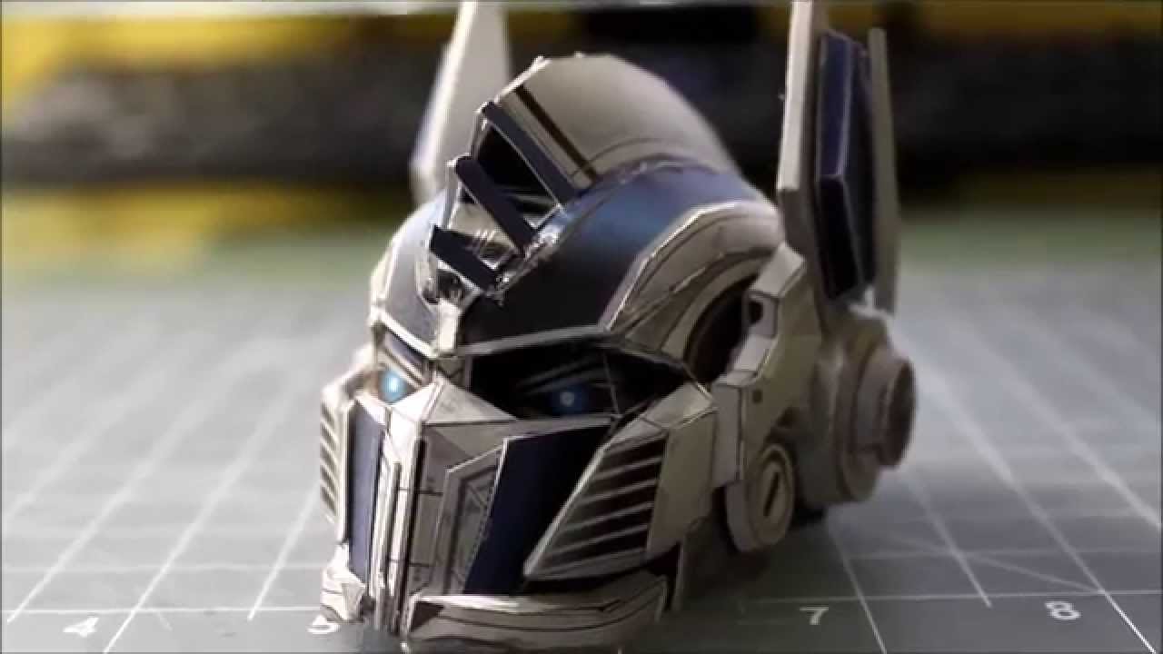 OPTIMUS PRIME AoE (Part 1 - Head) - Papercraft