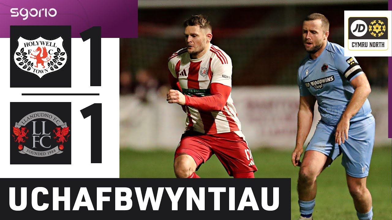 Uchafbwyntiau | Highlights: Treffynnon 1-1 Llandudno | Cymru North JD