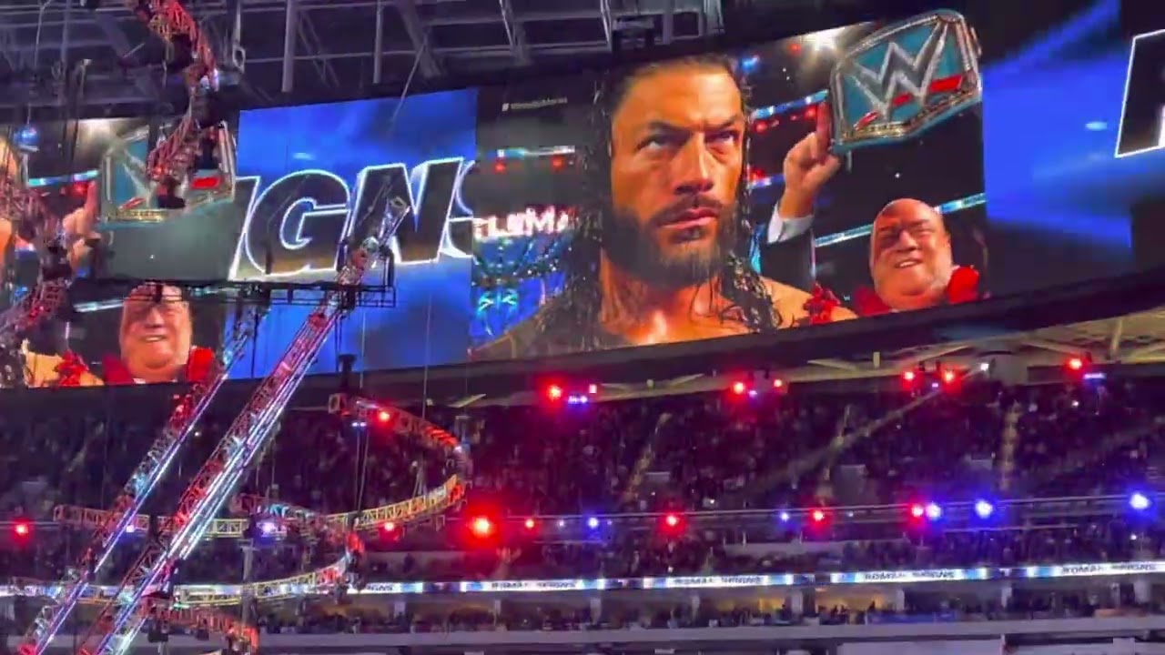 Roman Reigns Entrance Wrestlemania 39
