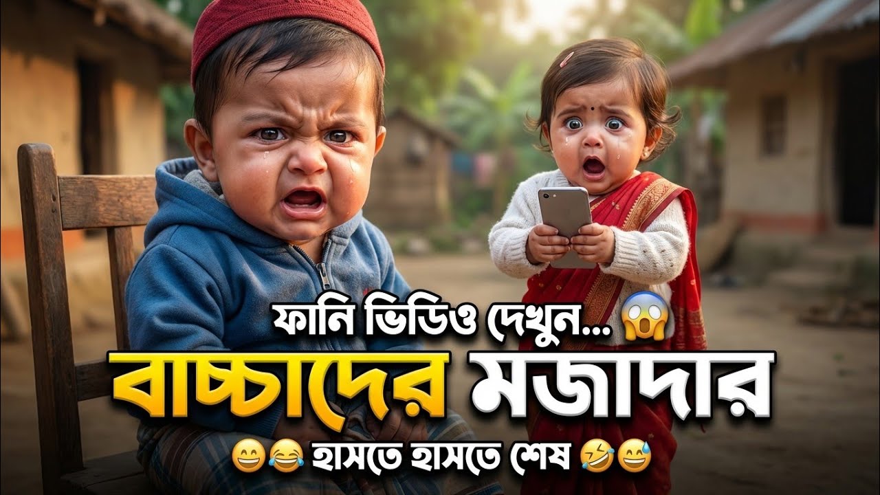 বাচ্চাদের মজাদার ফানি ভিডিও দেখুন 🤣 Baby Comedy Video | #shorts #trending #comedy #funny #viral 