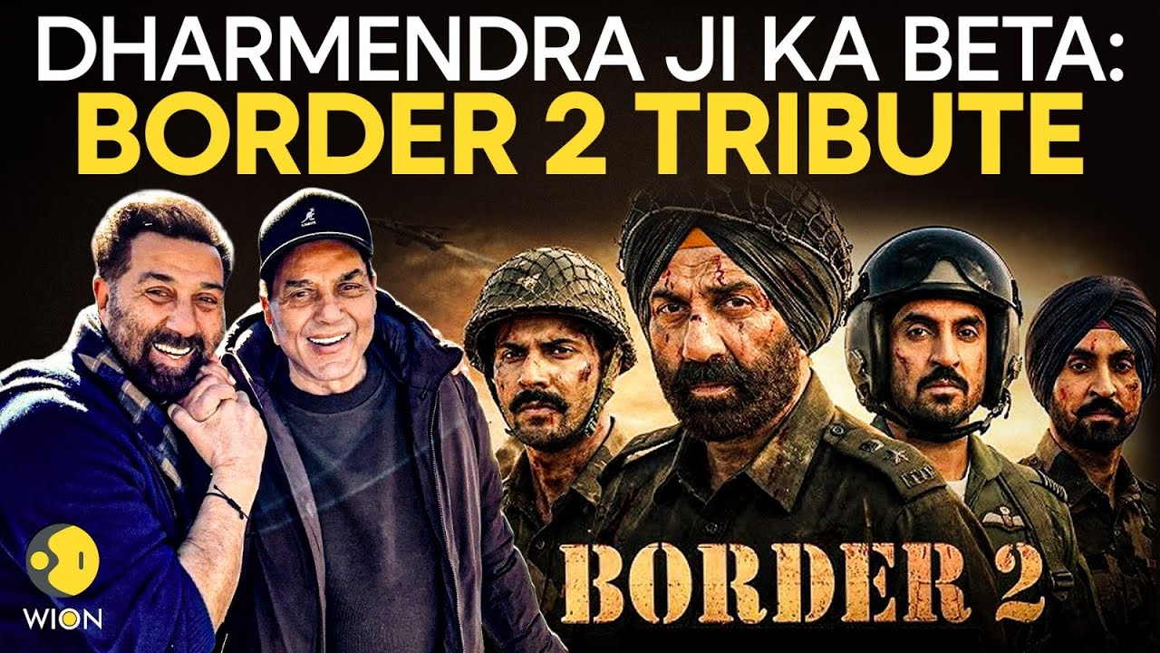 Border 2 Tribute: Sunny Deol Introduced as ‘Dharmendra ji ka beta’ in Border 2 | WION ORIGINALS