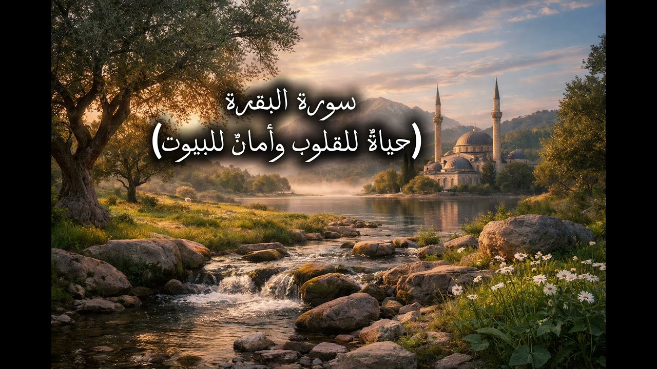 سورة البقرة كاملة بصوت خاشع للقارئ احمد بن علي العجمي | اجعلها تُتلى في بيتك