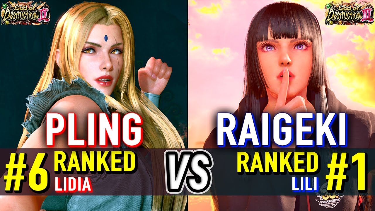 T8 🔥 PLING (#6 Ranked Lidia) vs RAIGEKI (#1 Ranked Lili) 🔥 Tekken 8 High Level Gameplay
