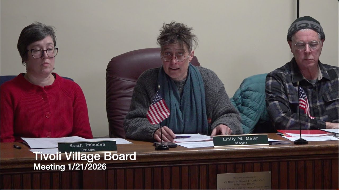 1-21-2026 Tivoli Village Board Meeting