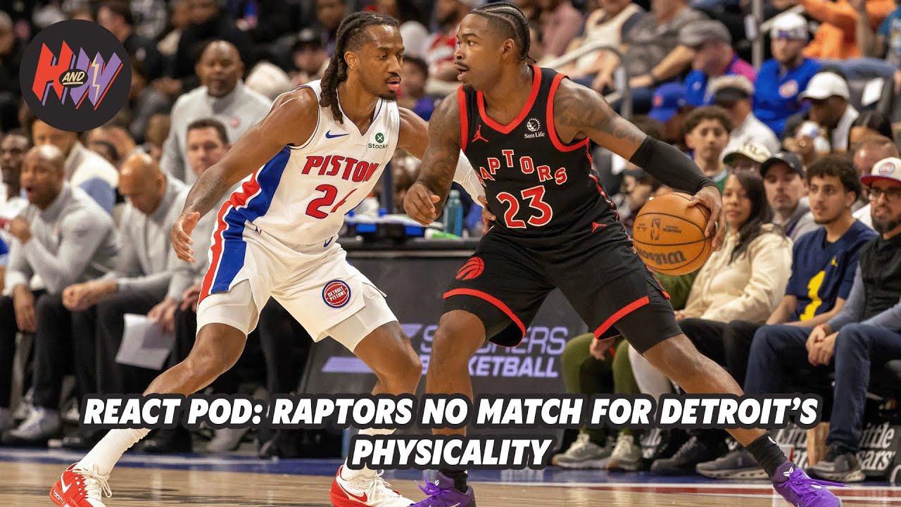 React Pod: Raptors no match for Pistons' physicality