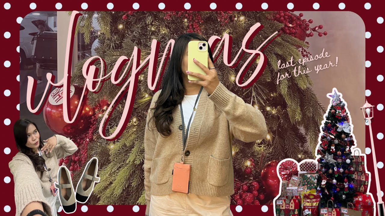 VLOGMAS EP4: последние дни на работе, рождественские покупки в последнюю минуту + Сочельник | Жиз...