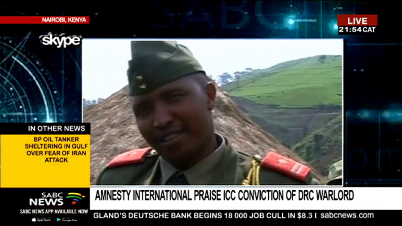 Amnesty International happy with ICC's rule on Ntaganda: Jean-Mobert Senga