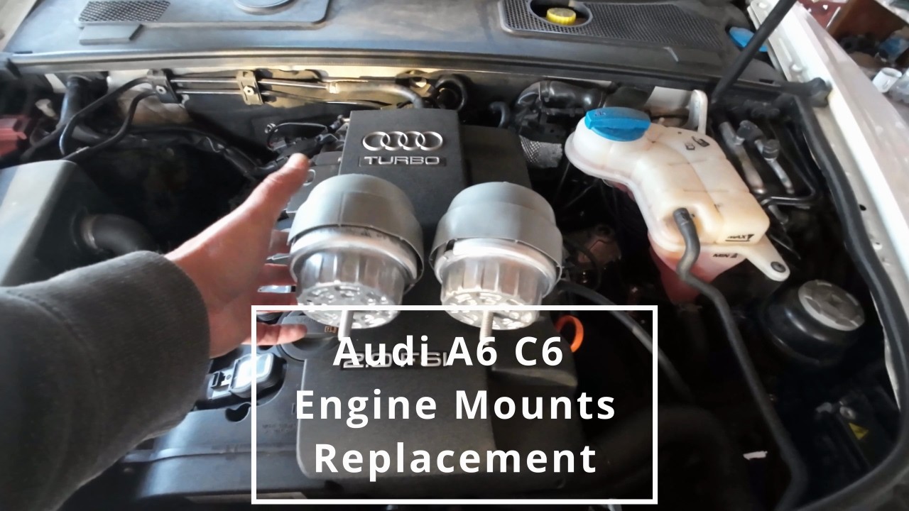 Замена подушек двигателя EA113 Audi A6 C6 #AudiA6C6 #DIY #Механика #Audi #EA113