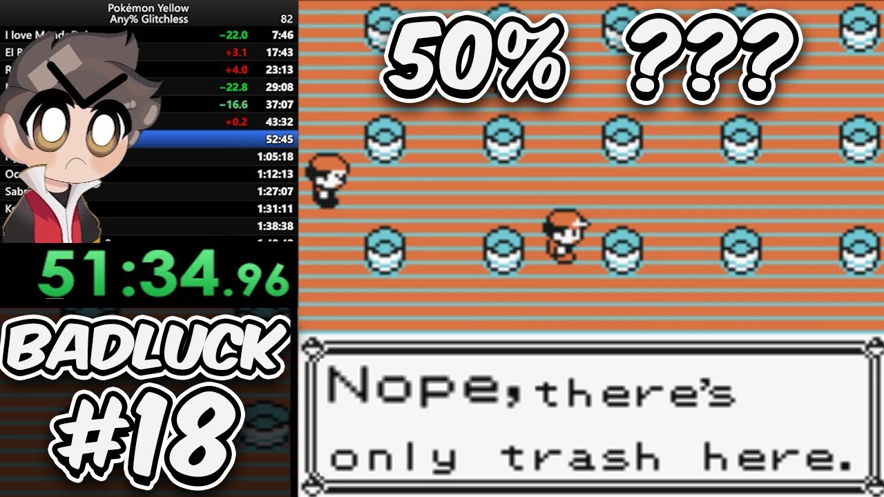 ONLY TRASH?!  |  BAD LUCK In Speedrunning #18