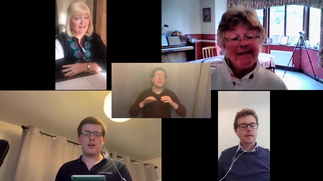 Ave Maria - Anthony Gray. Performed by the Virtual Choir of St Wilfrid, Harrogate.