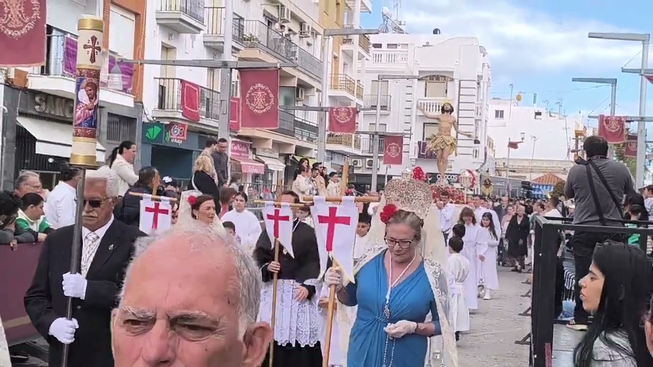 Santísimo Cristo de la Paz en su Resurrección. Paseo de los Reyes.#islacristina #delahiguerita