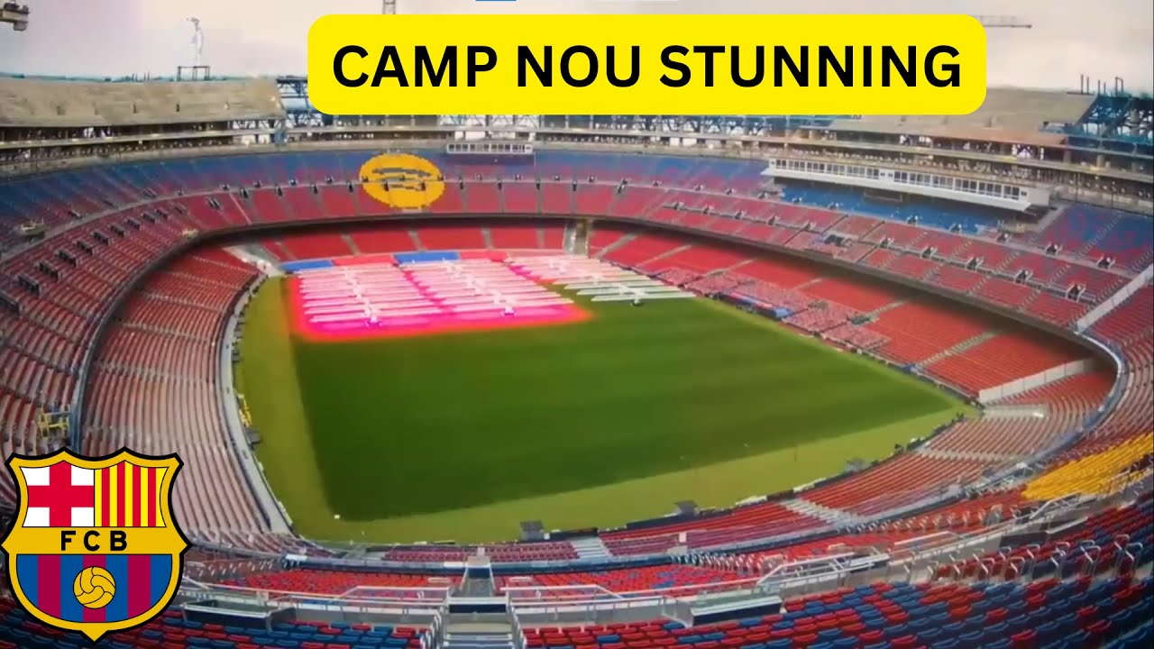 Today Camp Nou’s Biggest Update! Diamond Glass Installed, Slats Rising & Tribune Escalators Progress