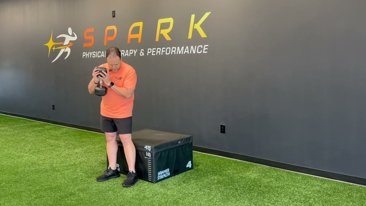 Dumbbell Goblet Box Squat