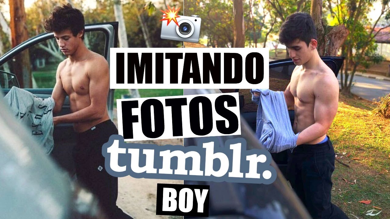 IMITANDO FOTOS TUMBLR DE MENINOS!!