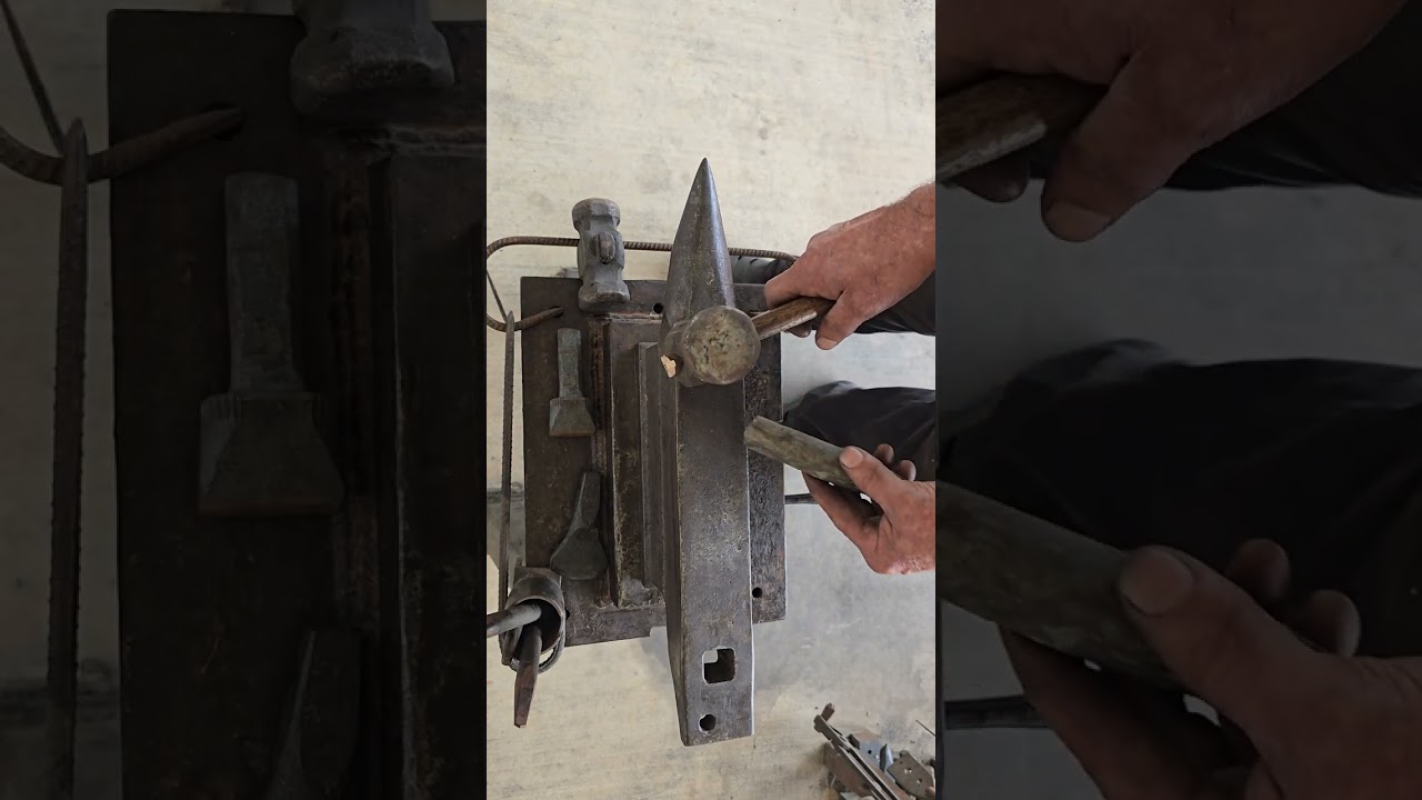 Why do I stand on a certain side of my anvil most of the time?