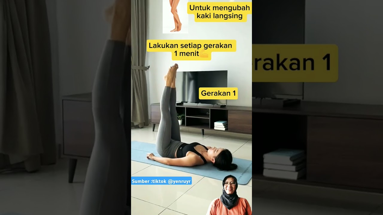 Kaki menjadi langsing 