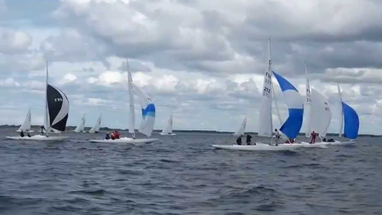 National Open Dragons 2014 à Cazaux-Lac : envoi des spi