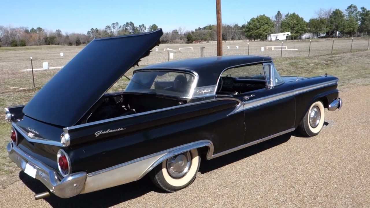 1959  Fairlane Galaxie 500 Skyliner, Elvis, Chihuahua, Cops, and Horses