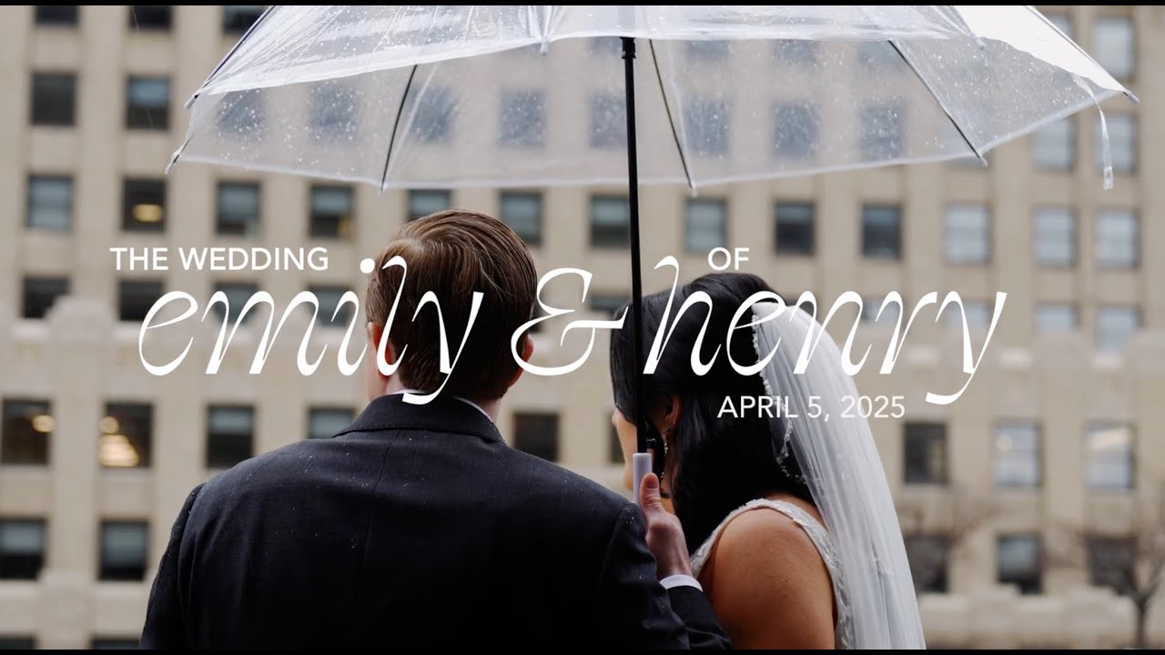 A rainy day in the city | Emily + Henry's dreamy Boston wedding