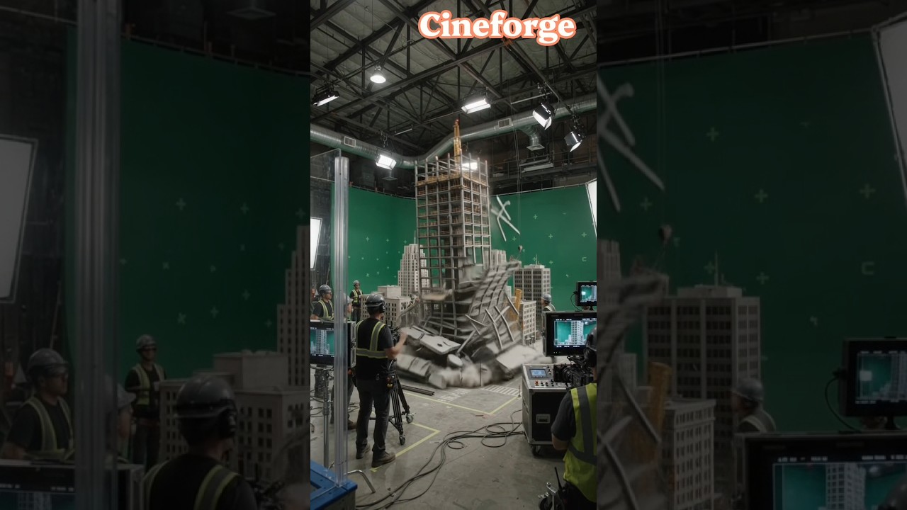 Construction Tower Collapses Into a City Block 🏗️💥