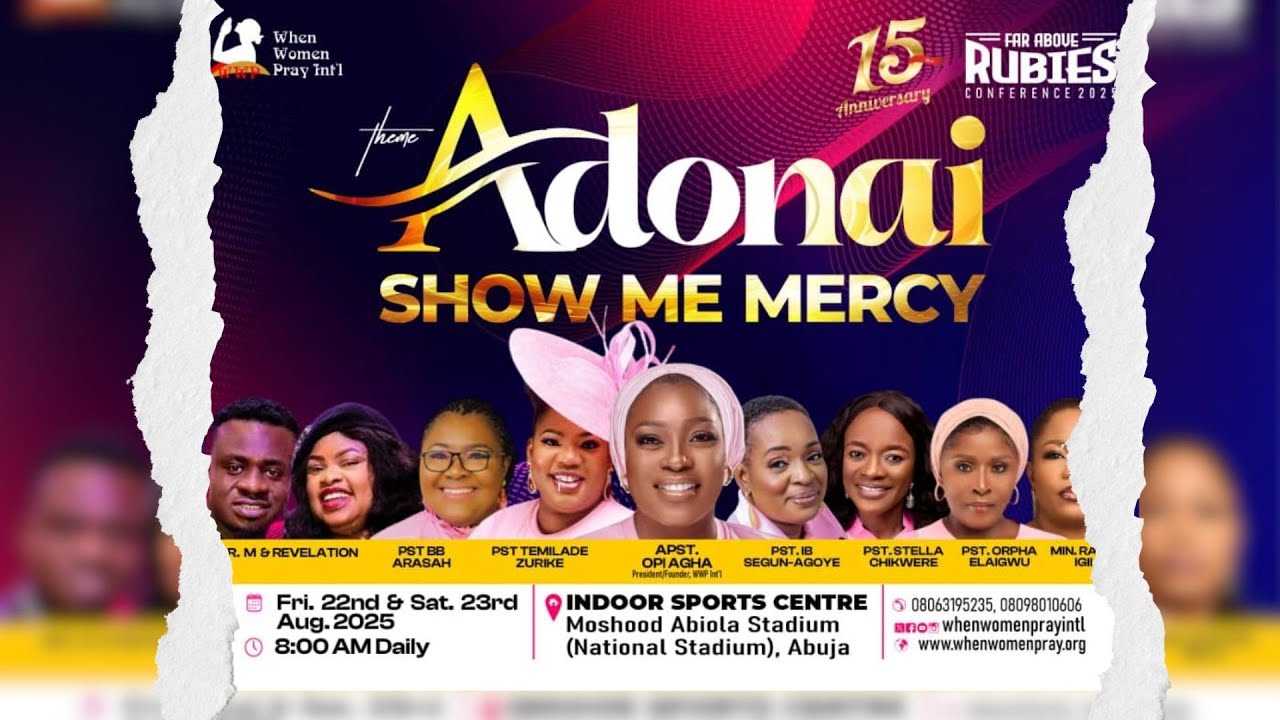 WWP INT'L 15TH YEAR ANNIVERSARY/FAR ABOVE RUBIES CONFERENCE | 23RD AUGUST 2025