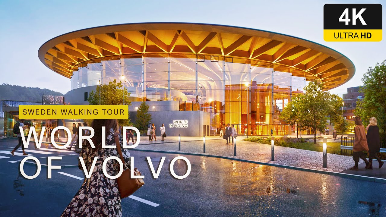 World of Volvo in 4K - UHD : A stunning walking tour in the Gothenburg exhibition