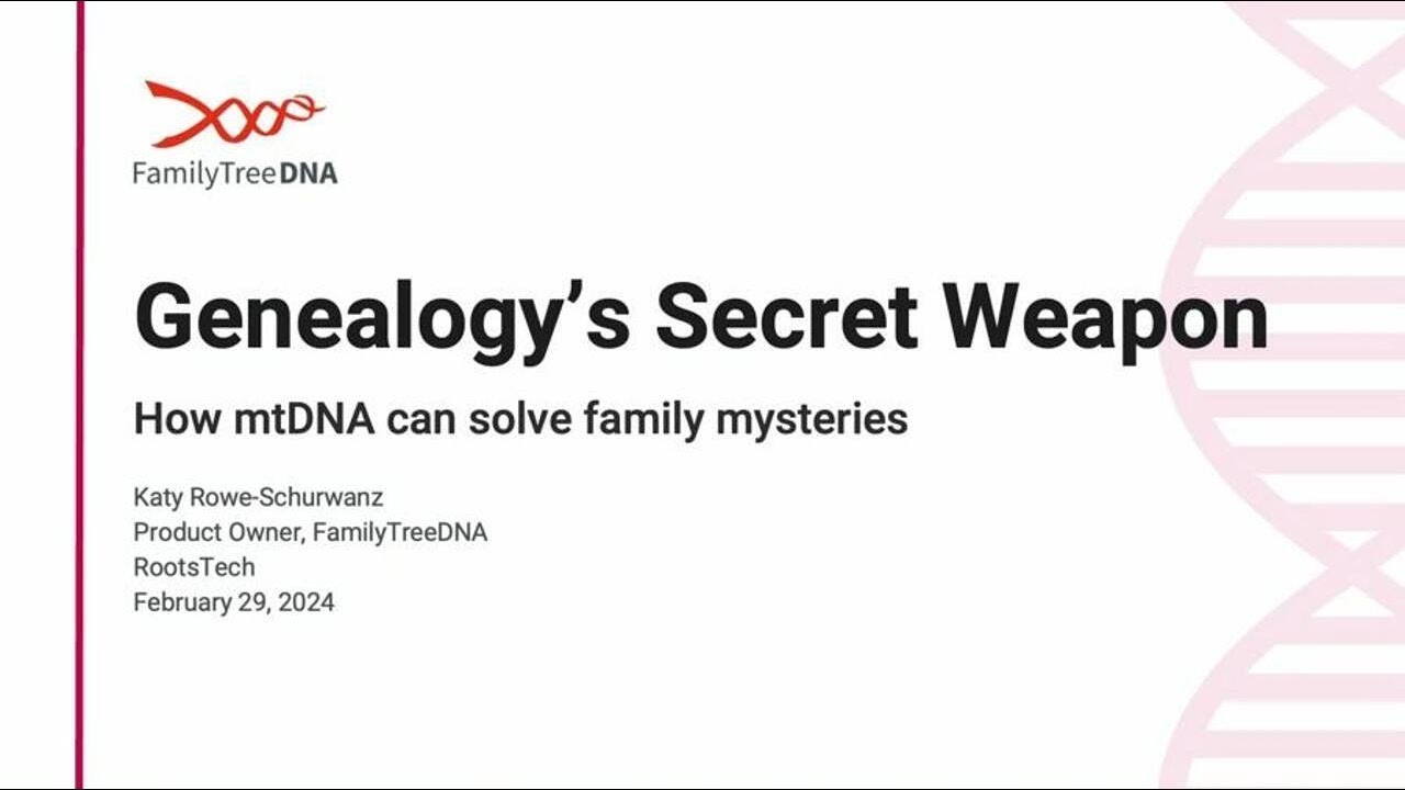 How mtDNA Can Solve Family Mysteries