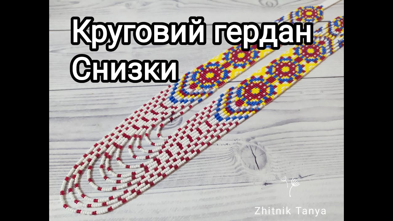 Як зробити круговий гердан. Тороки в круговому гердані.