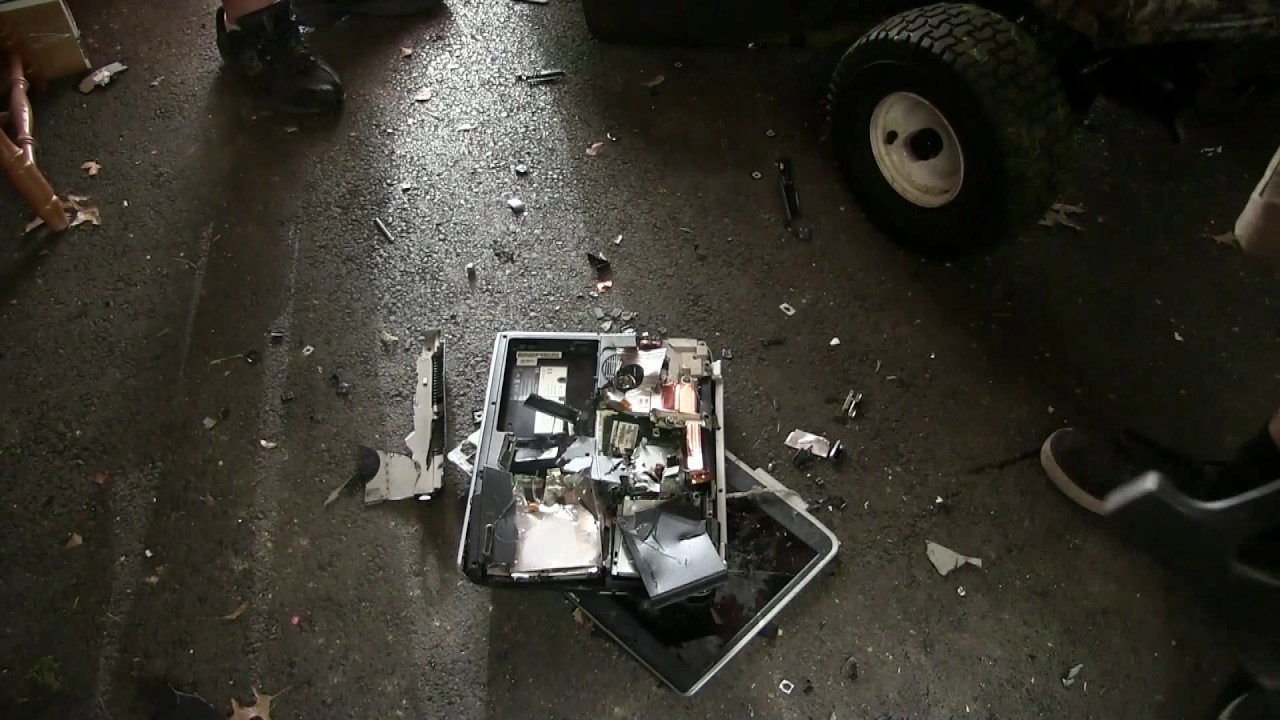 HP Laptop Destruction