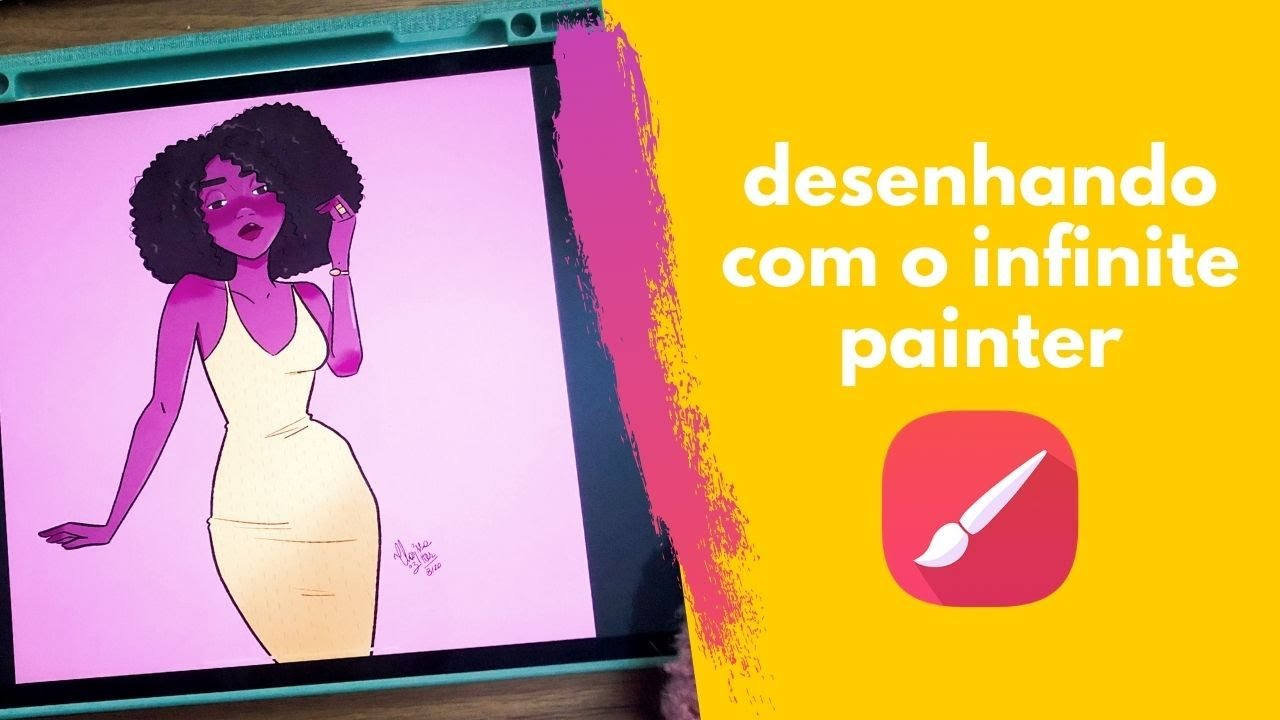 primeiras impressões com o Infinite Painter | Clarissa Bittes