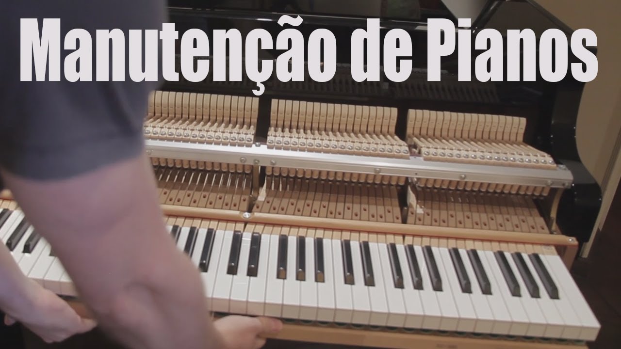 Manutenção de Pianos - Como Retirar o Mecanismo do Piano de Cauda