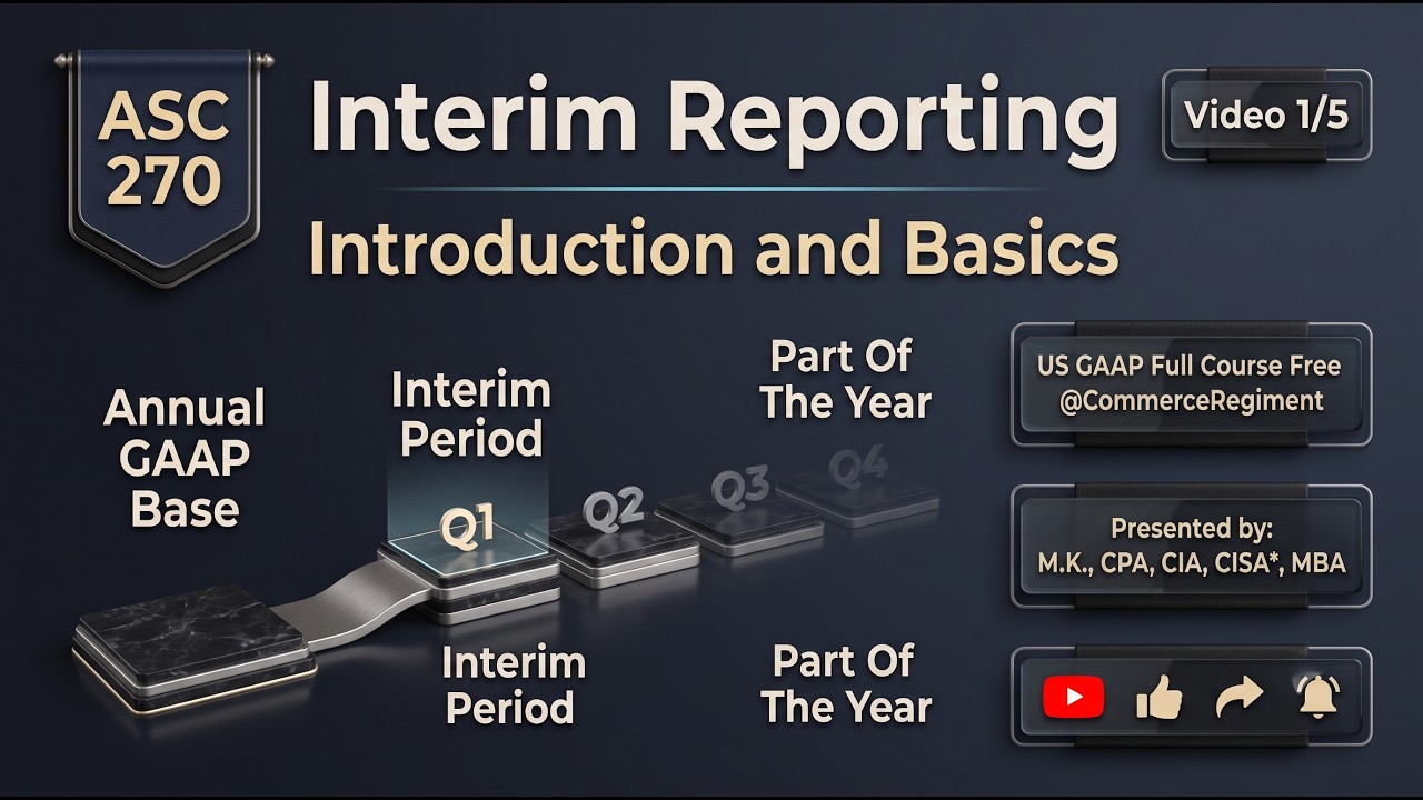 ASC 270 Interim Reporting Explained | Introduction, Integral View and Quarterly Reporting