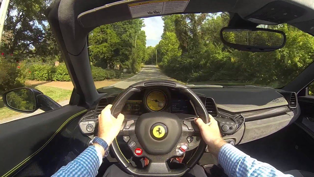 2013 Ferrari 458 Spider POV Test Drive